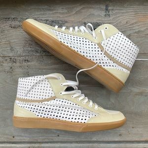 LIKE NEW SWEAR London white high top shoes | size 43